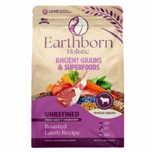 Earthborn Unrefined Roasted lamb Dog Kibble