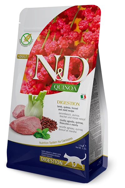 N&D Digestion Lamb Quinoa Cat Kibble