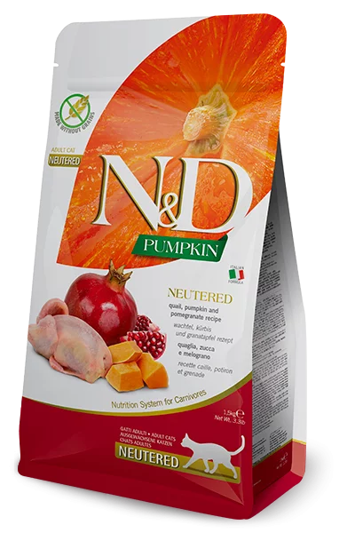 N&D Neutered Qual Pumpkin Cat Kibble