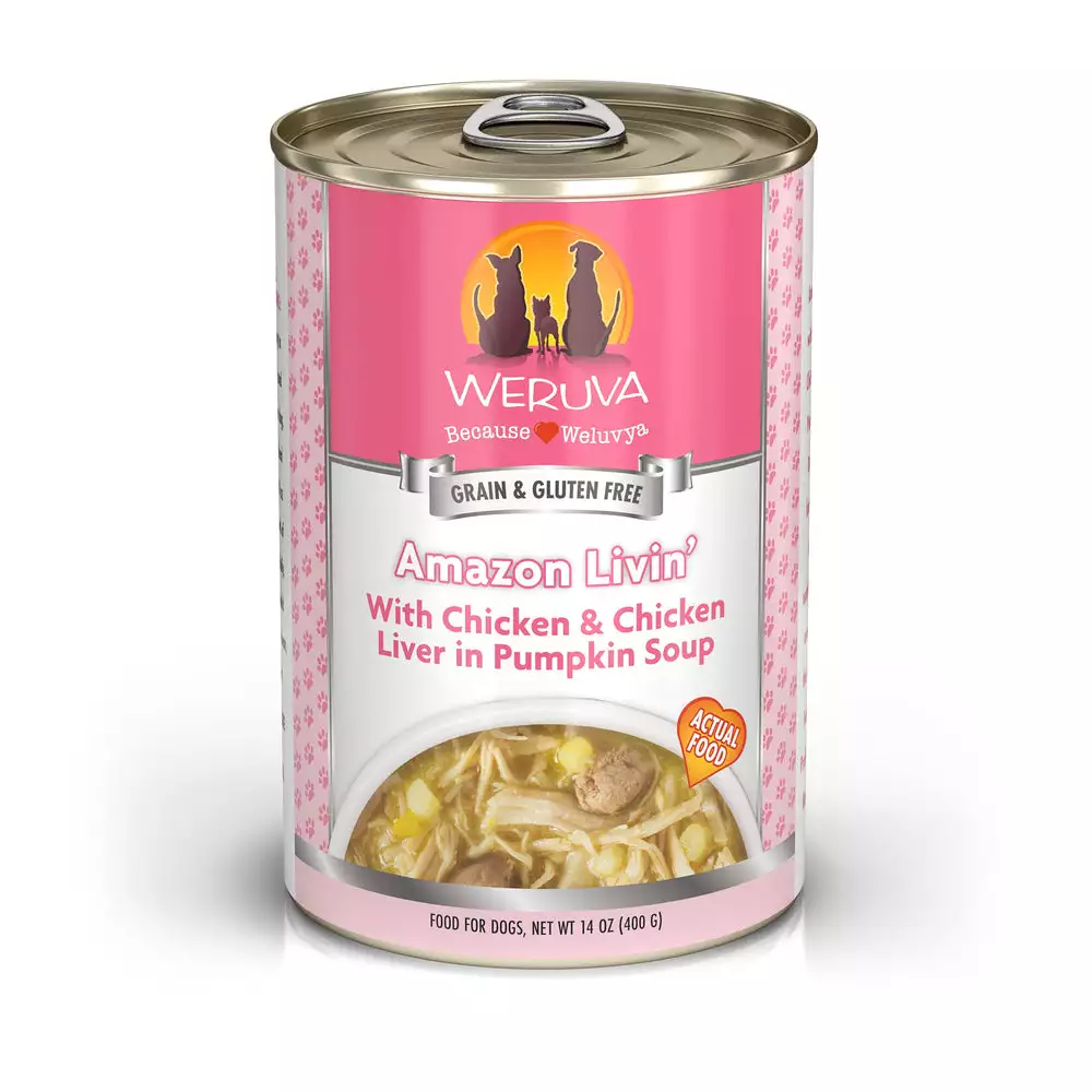 Weruva Amazon Livin' Dog Food Can