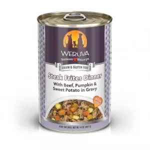 Weruva Steak Frites Dog Food Can