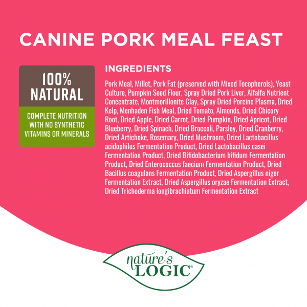 Nature's Logic Pork Dog Kibble - Image 2