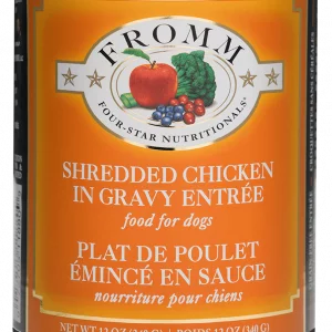 Fromm Shredded Chicken in Gravy Entrée Dog Can