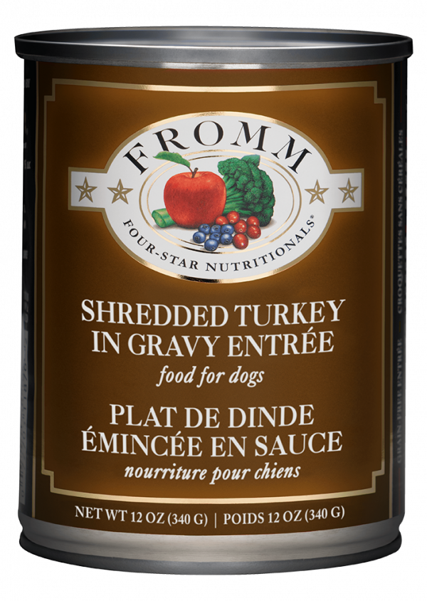 Fromm Shredded Turkey in Gravy Entrée Dog Can