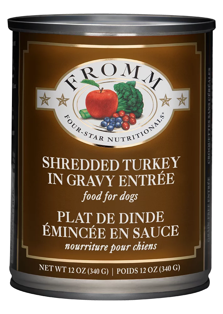 Fromm Shredded Turkey in Gravy Entrée Dog Can