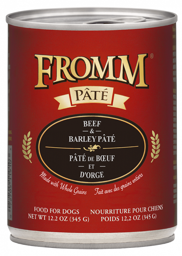Fromm Beef & Barley Pate Dog Can