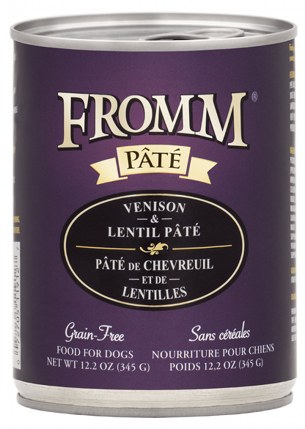 Fromm Venison & Lentil Pate Dog Can