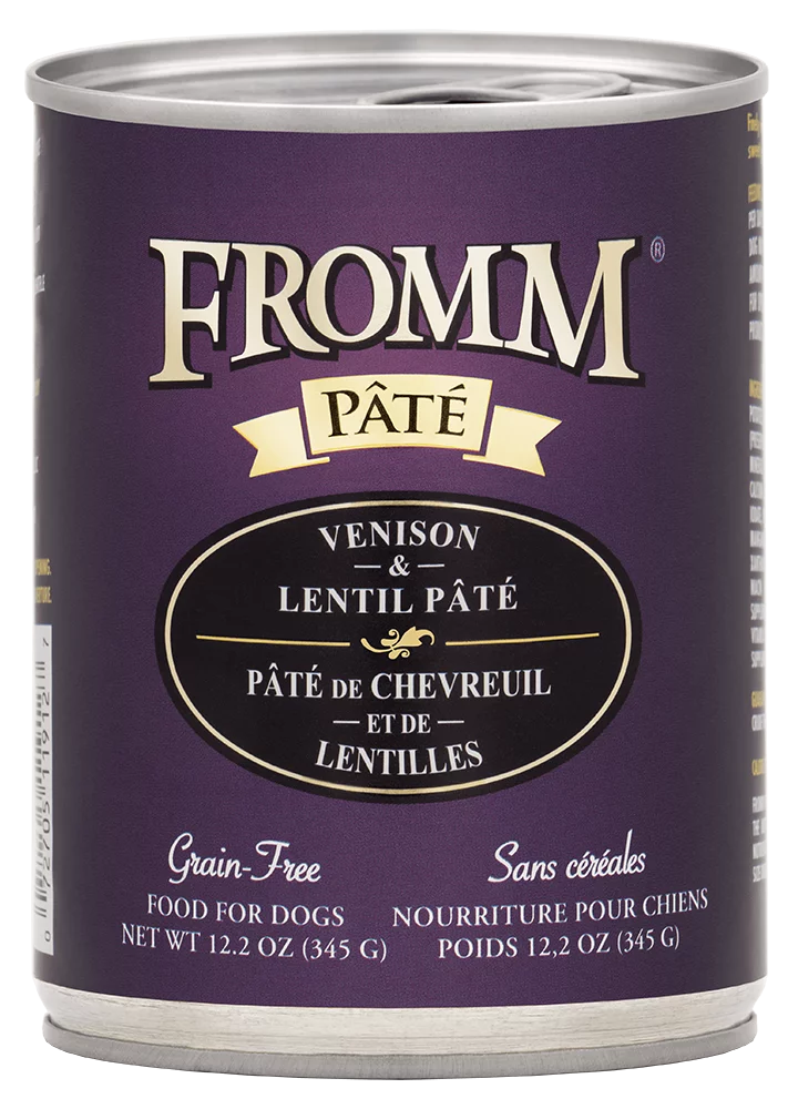 Fromm Venison & Lentil Pate Dog Can