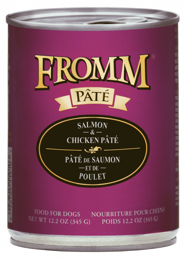 Fromm Salmon & Chicken Pate Dog Can