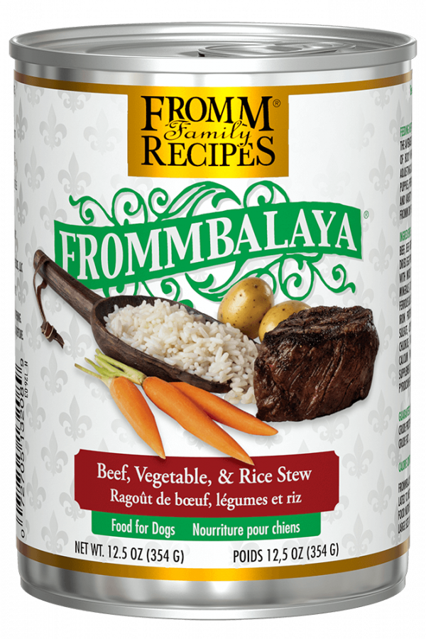 Frommbalaya Beef, Vegetable & Rice Stew Dog Can