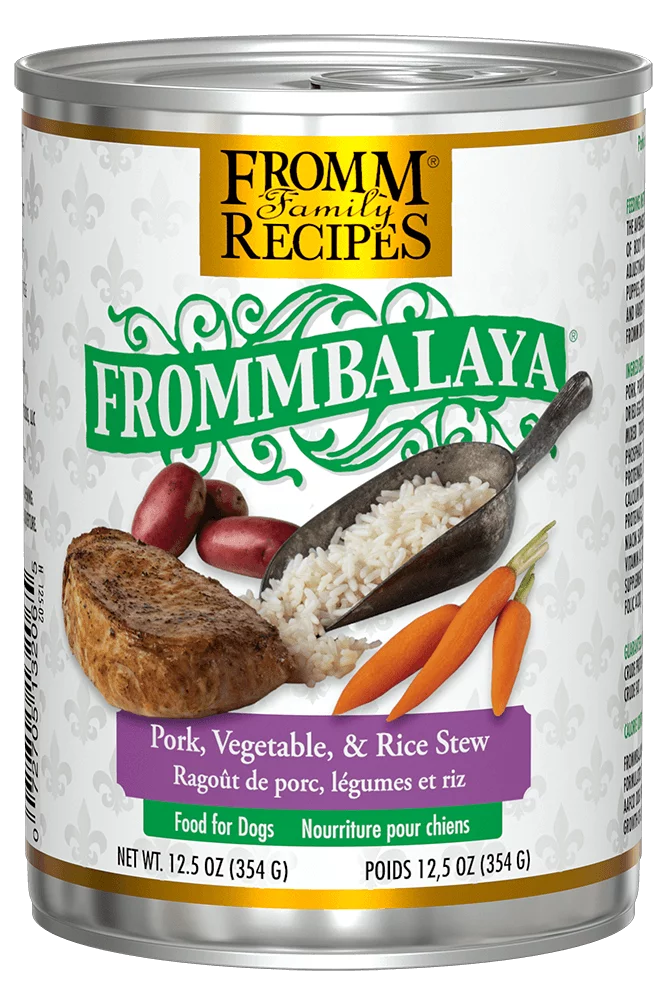 Frommbalaya Pork, Vegetable & Rice Stew Dog Can