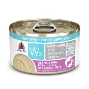 Weruva WX Tilapia & Tuna Formula in Hydrating Puree' 3oz