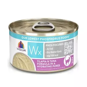 Weruva WX Tilapia & Tuna Formula in Hydrating Puree' 3oz