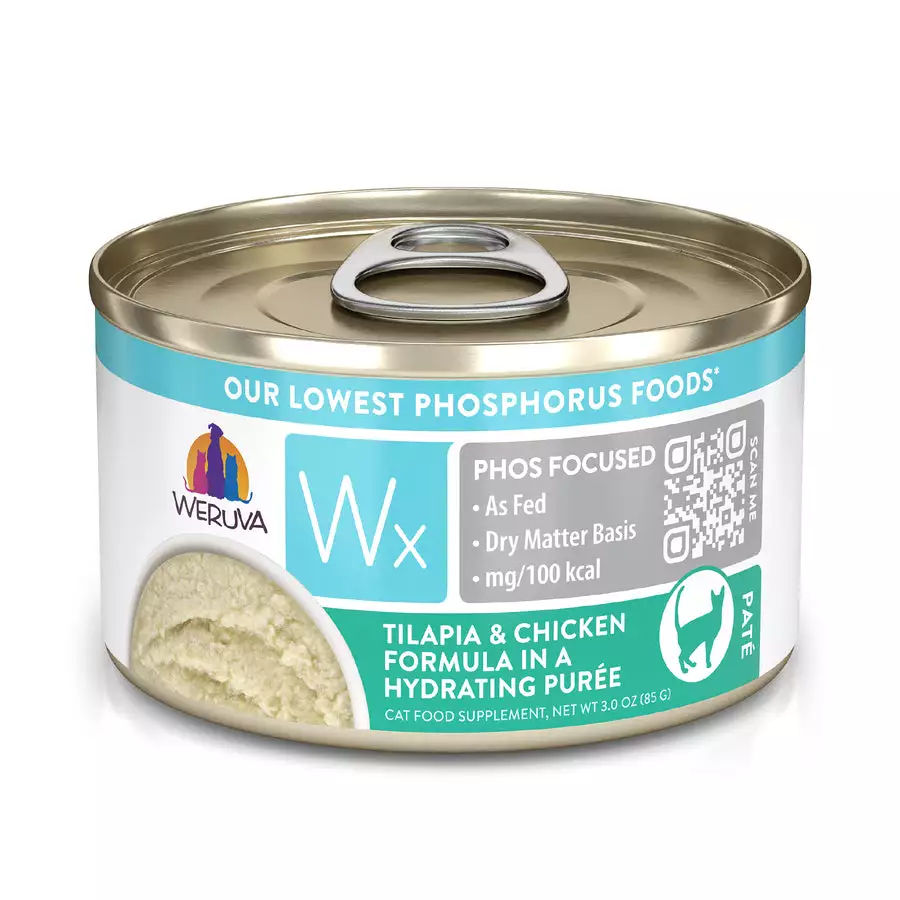 Weruva WX Tilapia & Chicken Formula in Hydrating Puree' 3oz