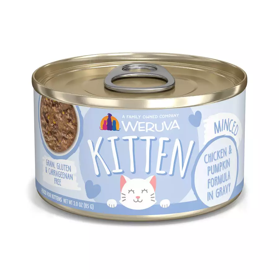 Weruva Kitten Chicken & Pumpkin Formula in Gravy 3oz