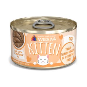 Weruva Kitten Tuna & Salmon Formula in Hydrating Puree' 3oz