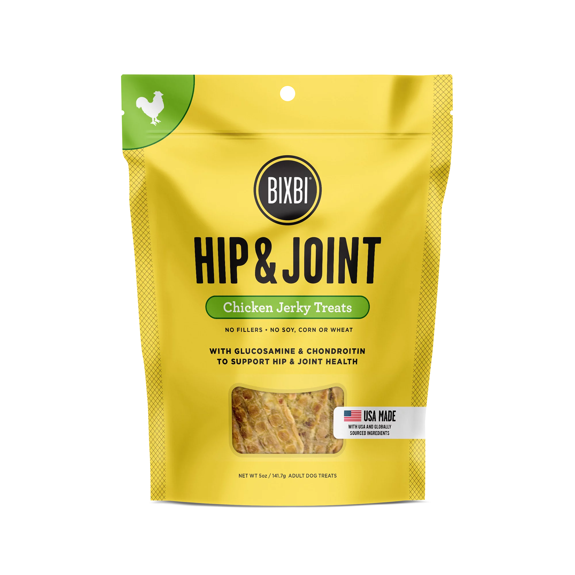 Bixbi Hip & Joint Chicken Jerky Treats 5oz