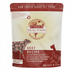 Steve's Freeze-Dried Raw Beef Recipe Dog Food