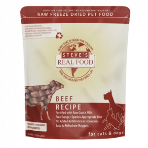 Steve's Freeze-Dried Raw Beef Recipe Dog Food