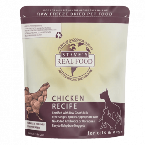 Steve's Freeze-Dried Raw Chicken  Recipe Dog Food