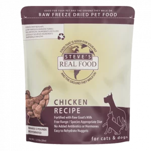 Steve's Freeze-Dried Raw Chicken  Recipe Dog Food