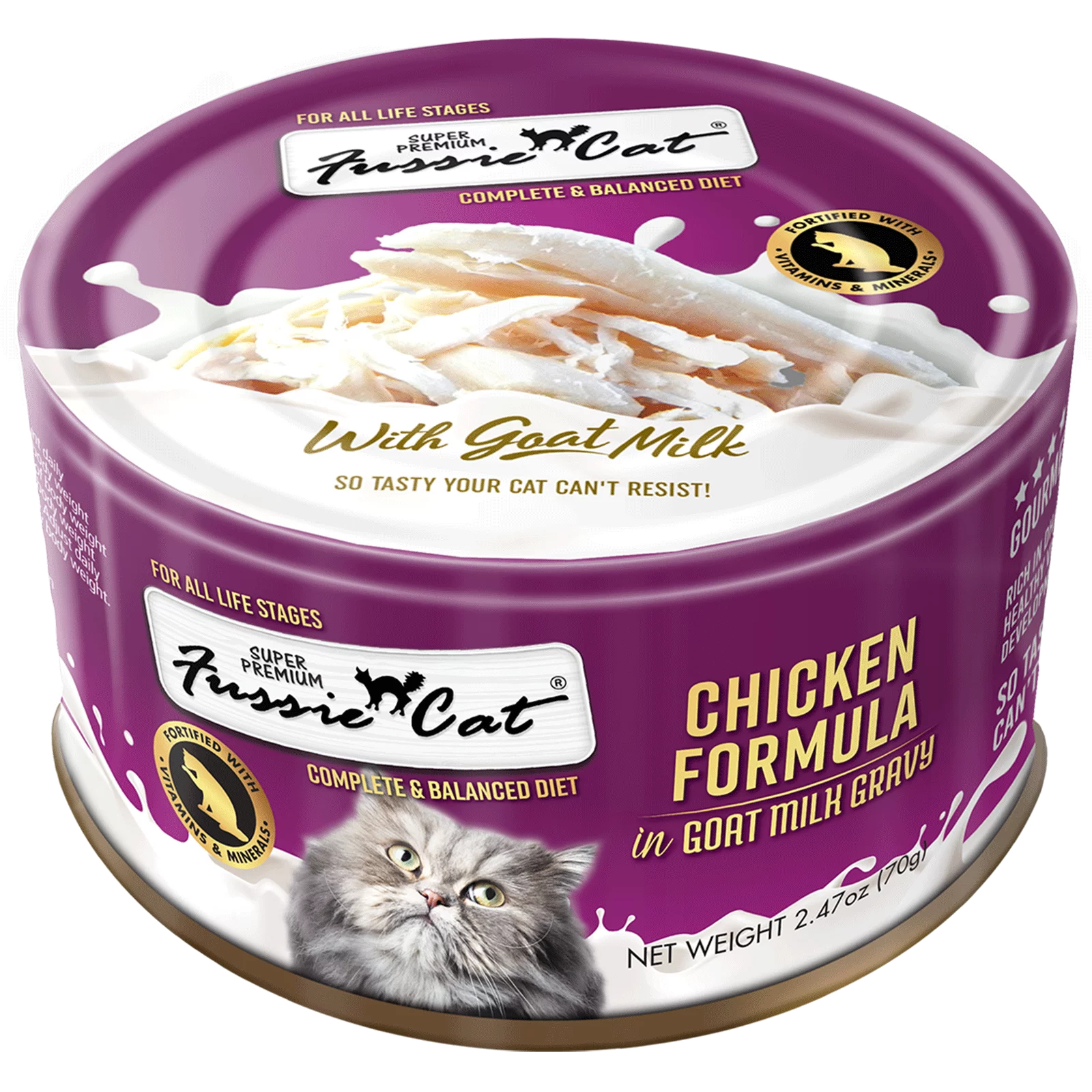 Fussie Cat Chicken Formula In Goat Milk Gravy