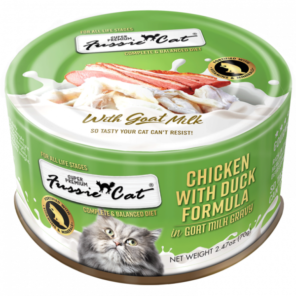 Fussie Cat Chicken With Duck Formula In Goat Milk Gravy