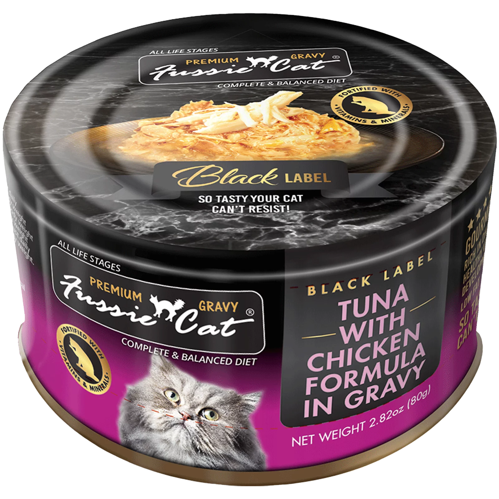 Fussie Cat Tuna With Chicken Formula In Gravy