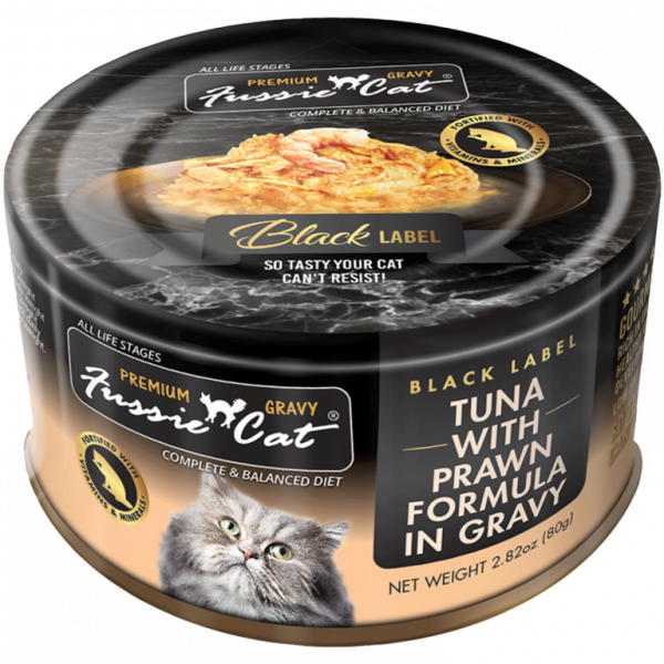 Fussie Cat Tuna With Prawn Formula in Gravy