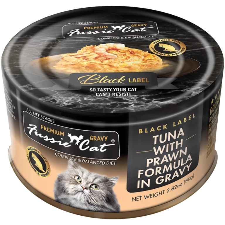 Fussie Cat Tuna With Prawn Formula in Gravy