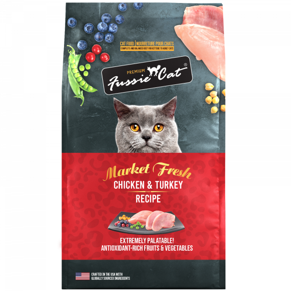 Fussie Cat Chichen & Turkey Cat Kibble 3.5lb