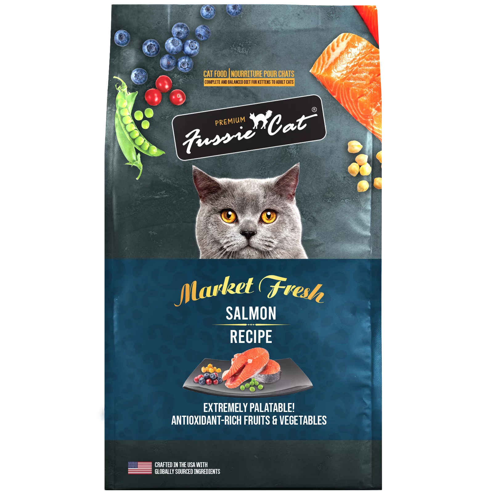 Fussie Cat Salmon Cat Kibble 3.5lb