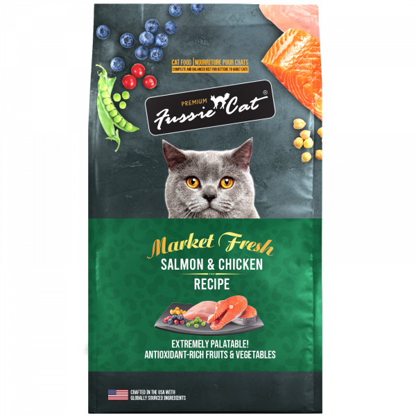 Fussie Cat Salmon & Chicken Cat Kibble 3.5lb