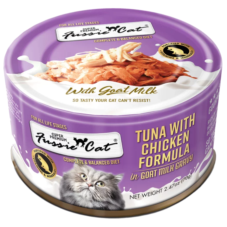Fussie Cat Tuna with Chicken Formula in Goat Milk Gravy