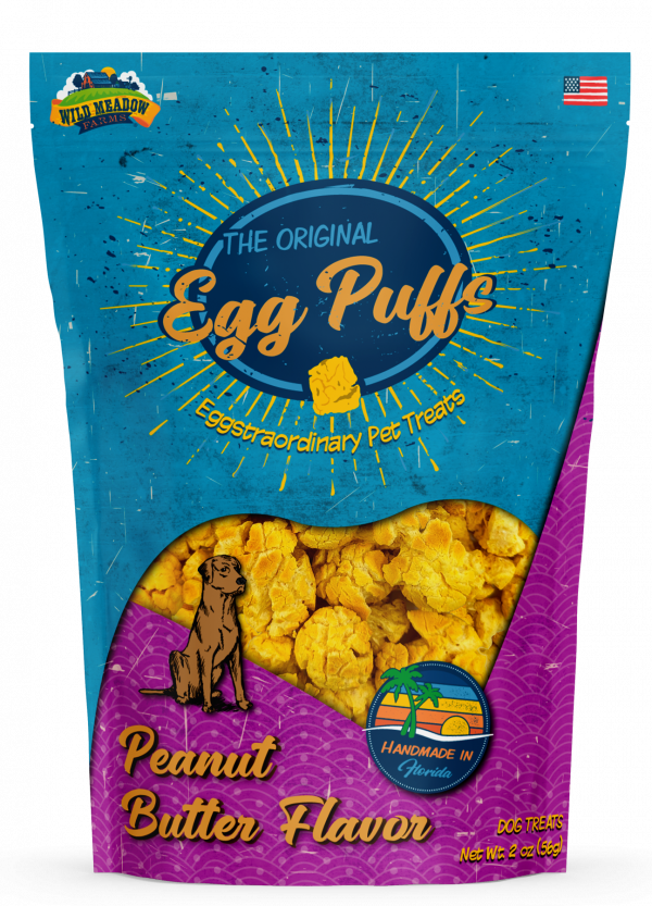 Wild Meadow Farms Egg Puffs Peanut Butter Flavor