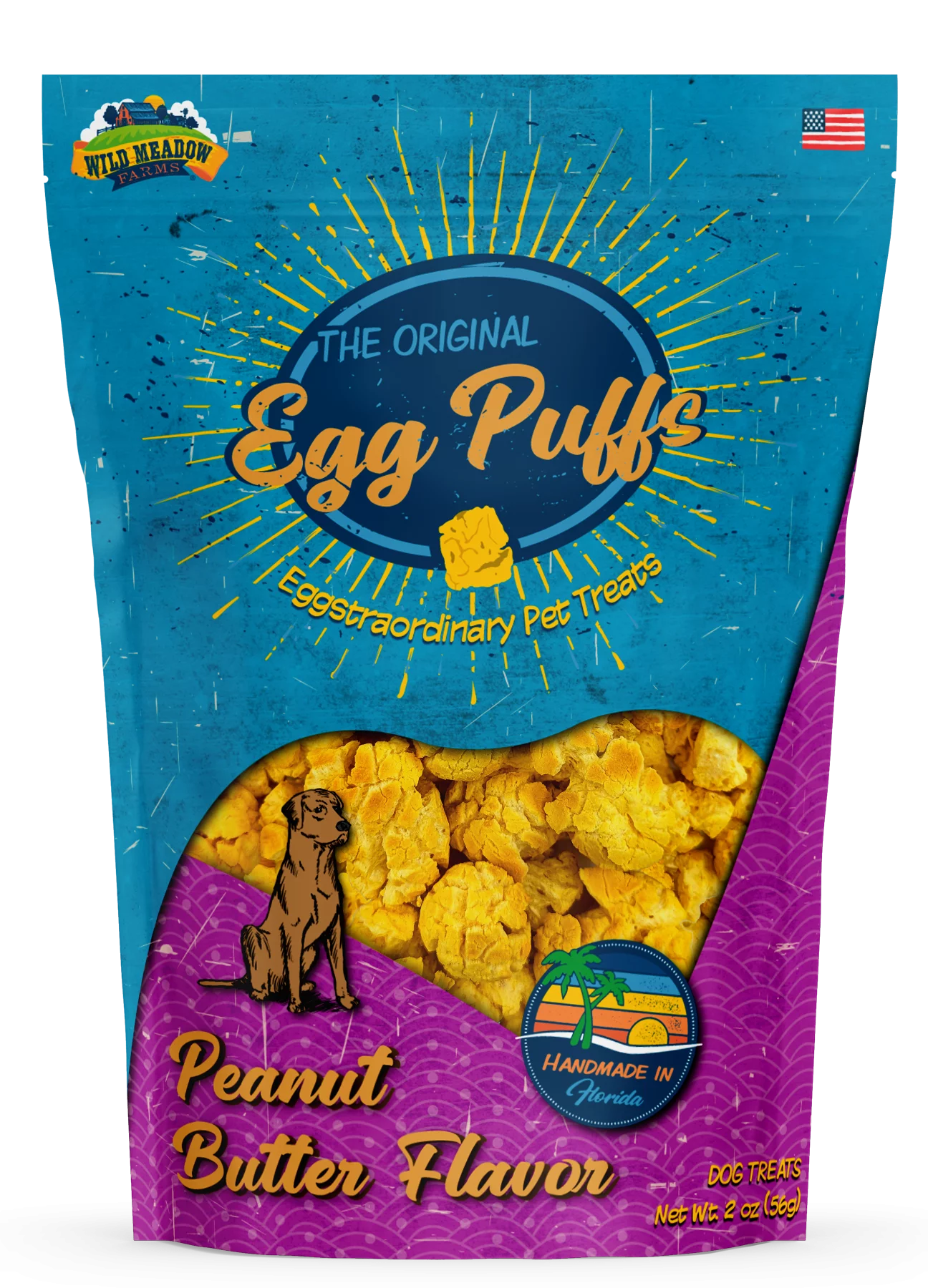 Wild Meadow Farms Egg Puffs Peanut Butter Flavor
