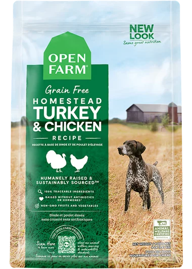 Open Farm Homestead Turkey & Chicken Grain-Free Dog Kibble