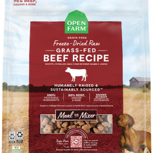 Open Farm Grass-Fed Beef Freeze Dried Raw Morsels for Dogs