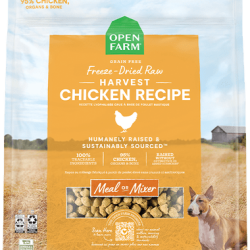 Open Farm Harvest Chicken Freeze Dried Raw Morsels for Dogs