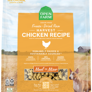 Open Farm Harvest Chicken Freeze Dried Raw Morsels for Dogs