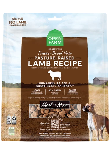 Open Farm Pasture-Raised Lamb Freeze Dried Raw Morsels for Dogs