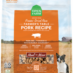 Open Farm Farmer's Table Pork Freeze Dried Raw Morsels for Dogs