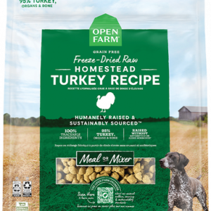 Open Farm Homestead Turkey Freeze Dried Raw Morsels for Dogs