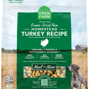 Open Farm Homestead Turkey Freeze Dried Raw Morsels for Dogs