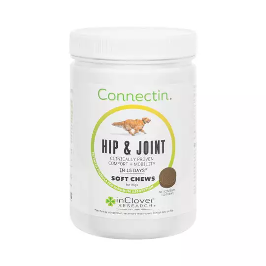 InClover Canine Connectin | Clinically Proven Hip & Joint Supplement, Soft Chews