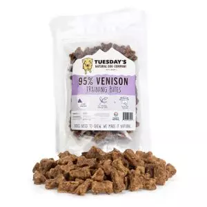 Tuesday's 95% Venison Training Bites