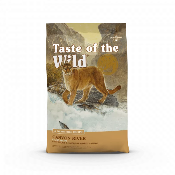Taste of the Wild Canyon River Feline Recipe with Trout & Smoke Flavored Salmon Cat Kibble