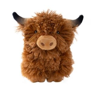 Tall Tails Highland Cow Squeker Dog Toy