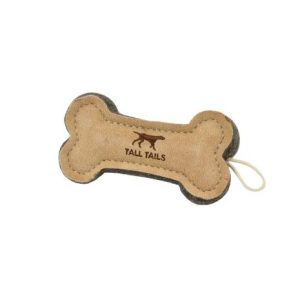 Tall Tails Leather Bone 6"